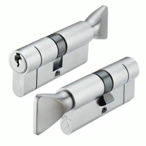 High Security Euro Cylinder Lock – Key & Thumb Turn | V5 BS EN 1303 | Anti-Drill, Anti-Pick | Fire Rated 30/60 Min