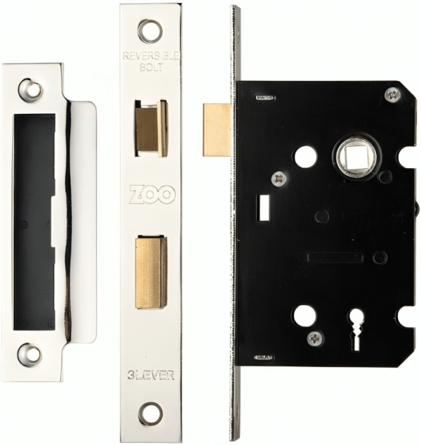 Zoo 3 Lever Sash Lock 2.5" (64mm)